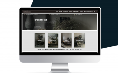 Nieuwe webshop voor Sfeerthuys!