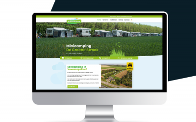 Nieuwe website Minicamping de Groene Strook!