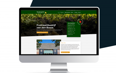Nieuwe website van de Bosse Fruit!