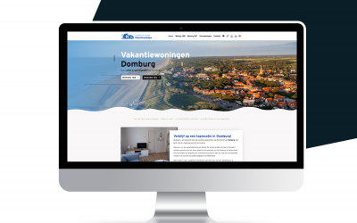 Nieuwe website Vakantiewoningen Domburg
